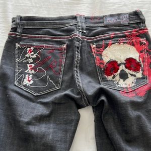 Skull jeans